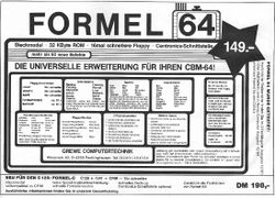 Formel 64 Advert